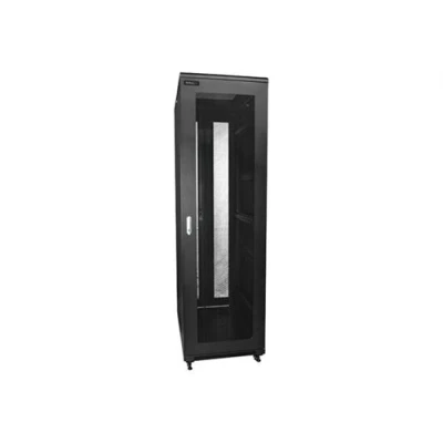 Image de StarTech.com 42U Server Rack Cabinet 4 Post Adjustable Depth (5.9&quot; to 36.4&quot;) IT Network Equipment Enclosure with Casters 2000lbs (RK4236BKB) armoire sur le sol noir 19&quot;