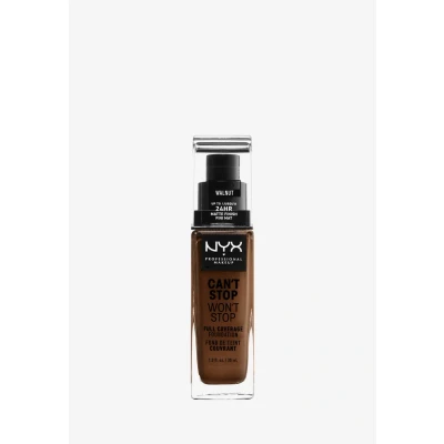 Afbeelding van NYX Professional Makeup Can&#039;t Stop Won&#039;t Full Coverage Foundation Walnut 30 ml