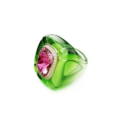 Afbeelding van Swarovski Dulcis Ring, Dames, Maat: 55, Green
