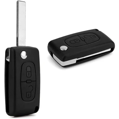 Afbeelding van SALPIE Sleutelbehuizing Citroen C2 C3 C4 C5 Picasso 2 toetsen Peugeot 107 206 207 307 308 406 407 afstandsbediening