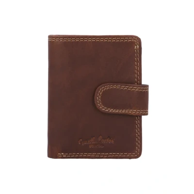 Afbeelding van Gusti Matheo Portefeuille en cuir pour homme et femme Marron foncé