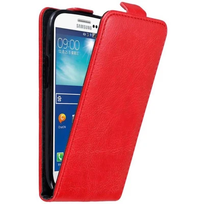 Afbeelding van Cadorabo Hoesje geschikt voor Samsung Galaxy S3 / NEO in APPEL ROOD Beschermhoes flip design Case Cover met magnetische sluiting