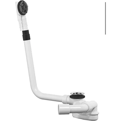Afbeelding van Dornbracht Afvoer en overloopgarnituur 72,5 cm Wit
