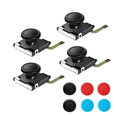 Afbeelding van Thlevel 4X Analog Joystick Rod voor NS, Vervanging Links en Rechts Analoog Controller Tuimelstok met Cap