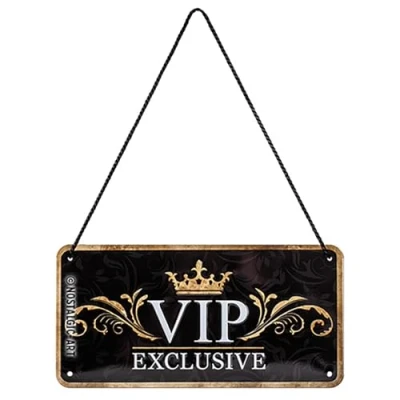 Afbeelding van Nostalgic Art Metalen bord Hanging VIP Exclusive
