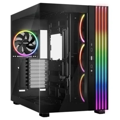 Image de be quiet! Light Base 900 FX FT ATX étendu panneau latéral fenêtré (verre) pas d&#039;alimentation (ATX / PS/2) noir USB/Audio