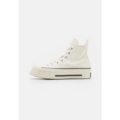 Afbeelding van Converse Chuck 70 DE LUXE Squared Sneakers laag, Dames, Maat: 37.5, Egret/black Imitatieleer/ textiel