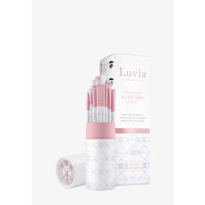 Afbeelding van Luvia Cosmetics ALL EYE WANT Kwastenset, Maat: One Size, Pearl white/candy pink