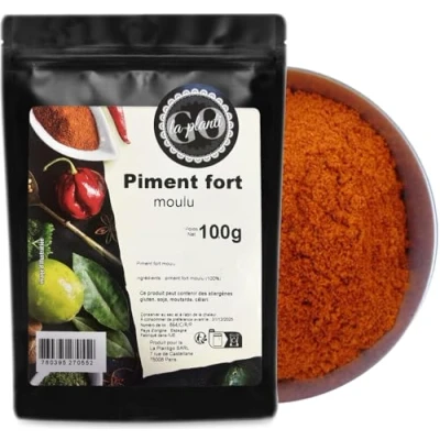 Afbeelding van Gemalen hete peper 100 g LA PLANTIGO
