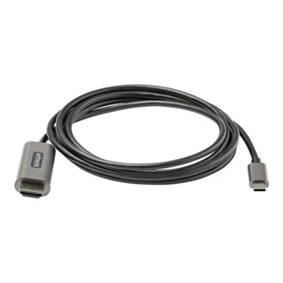 Image de StarTech.com Câble adaptateur Graphique USB C vers HDMI 4K 60Hz HDR10 2m Ultra HD Type 2.0b Convertisseur HDR DP 1.4 Alt Mode HBR3 (CDP2HDMM2MH) 24 pin mâle pour