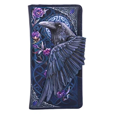 Afbeelding van Nemesis Now Portemonnee Ravens Flight Mooi en zeer Gedetailleerd Relief Vleugel dient als opening Royaal Formaat 18,5cm x 9,5cm 2,5cm Multicolours