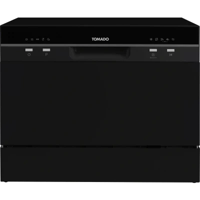 Afbeelding van Tomado TDW5501B Mini vaatwasser Vrijstaand 6 couverts 5 programma&#039;s Zwart
