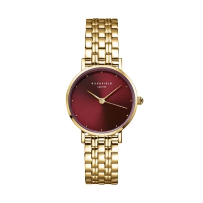 Afbeelding van Rosefield Horloge, Dames, Maat: One Size, Gold burgundy