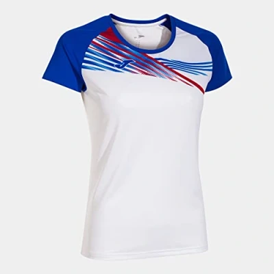 Afbeelding van Joma Elite X T shirt Met Korte Mouwen Blauw XL Vrouw