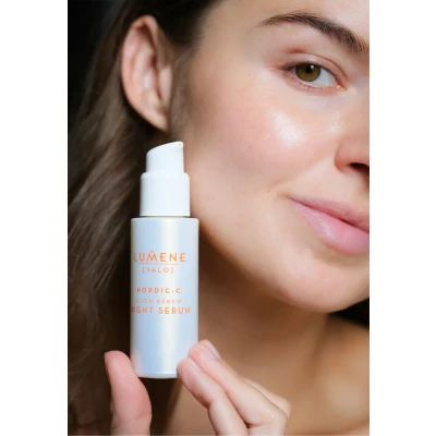 Afbeelding van Lumene Nordicc GLOW Night Serum Serum, Dames, Maat: 30 ml,