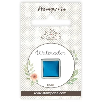 Afbeelding van Stamperia Create Happiness Watercolor Refill Cerulean Blue 0,5ml (KAJC10)