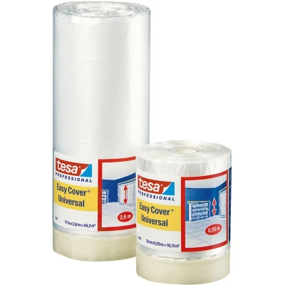 Afbeelding van tesa 04368 00012 03 Afdekfolie Easy Cover Lichtbruin (l x b) 33 m 55 cm 1 stuk(s)