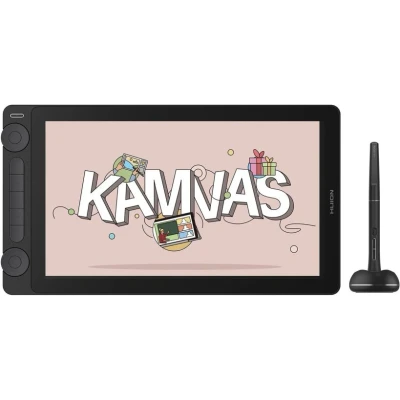 Afbeelding van Huion Kamvas 13 (Gen 3) with stand, zwart