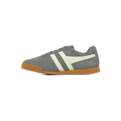 Afbeelding van Gola Harrier Suede Heren Sneaker Ash Ecru