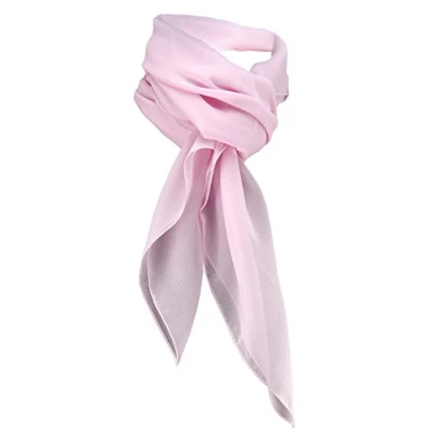 Afbeelding van TigerTie Effen chiffon sjaal voor dames, 90 x cm, gemaakt in Italië, Roze