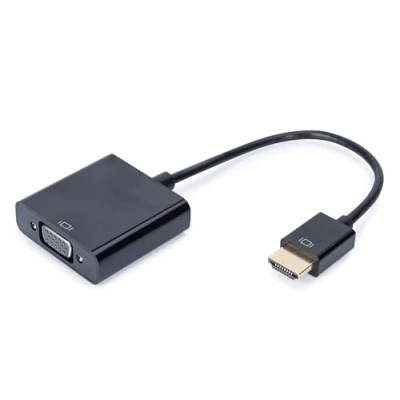 Afbeelding van Digitus DA 70461 HDMI / VGA Adapter [1x stekker 1x bus, Jackplug female 3,5 mm] Zwart 10.00 cm