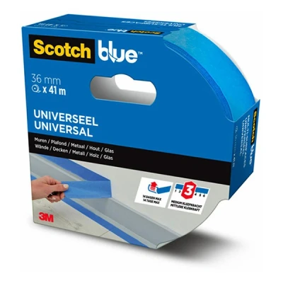Image de ScotchBlue ruban de masquage multi surfaces 36 mm x 41 m