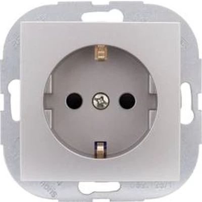 Afbeelding van REV 0208022300 Wandcontactdoos Inzetstuk Studio Platina