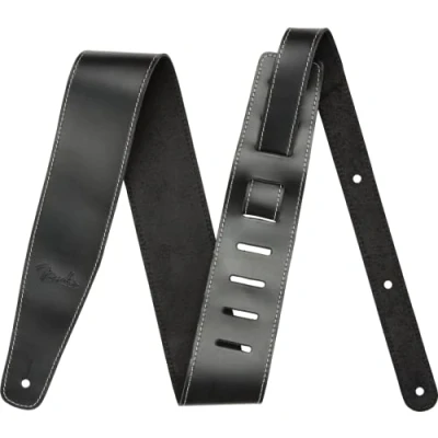Afbeelding van Fender Zwarte leren armband 6,3 cm