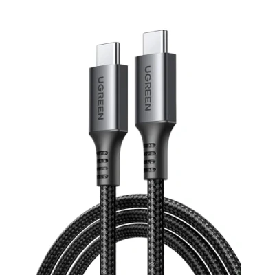 Afbeelding van UGREEN USB C naar PD 60 W kabel type snel opladen nylon gevlochten compatibel met iPhone 15 Plus Pro Max Galaxy S23 S22 Pixel 7 6 iPad Air MacBook PS5 controller (0,5 m)