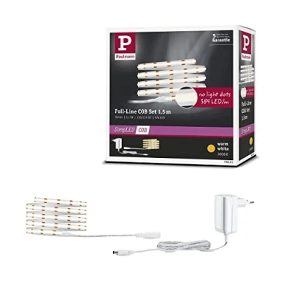 Afbeelding van Paulmann 78861 LED strip basisset Met connector (male) 230 V 1.5 m Warmwit
