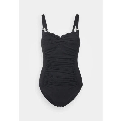 Afbeelding van Hunkemöller Scallop Badpak, Dames, Maat: 34, Nero