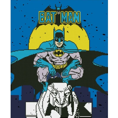 Afbeelding van Diamond DOTZ Batman Painting 57x46 cm