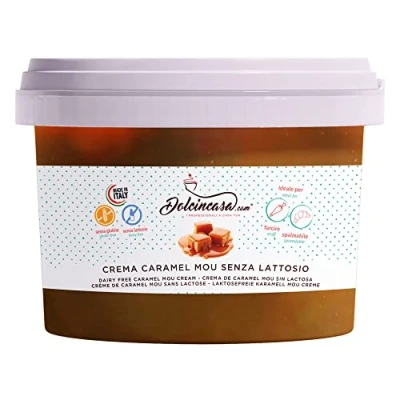Afbeelding van Lactosevrije karamel zachte crème met karamelsmaak, 500 g, glutenvrij
