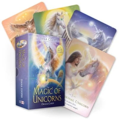 Afbeelding van The Magic of Unicorns Oracle Cards: A 44 Card Deck and Guidebook