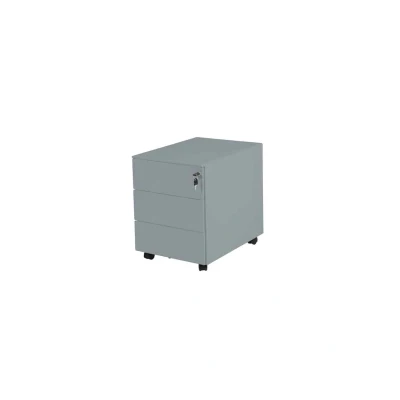 Afbeelding van Claudius ladeblok 3 lade aluminium