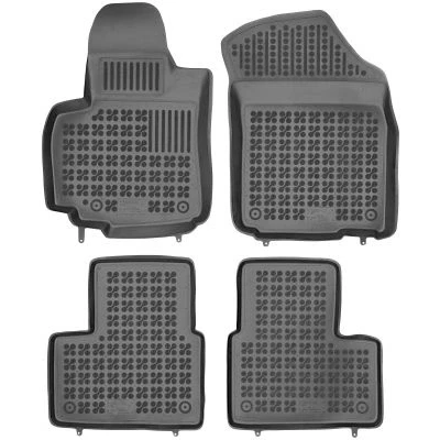 Afbeelding van REZAW PLAST 201505 Vloermatset Rubber voor en achter Zwart SUZUKI: SWIFT 3, 5