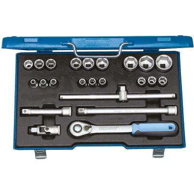Image de GEDORE 19 EMU 20 jeu de clés à douille 1/2 23 pcs 8 32 mm 2545837