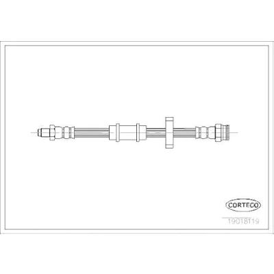Afbeelding van CORTECO 19018119 Remslang Vooras 409
