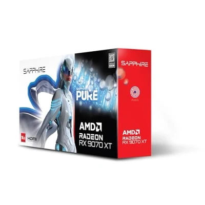 Afbeelding van Sapphire Pure AMD Radeon RX 9070 XT Gaming OC 16GB Dual HDMI/Dual DP