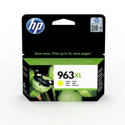 Afbeelding van HP 963XL 22.92 ml hoog rendement geel origineel inktcartridge voor Officejet Pro 9010, 9012, 9014, 9015, 9016, 9019, 9020, 9022, 9025