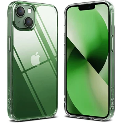 Afbeelding van Ringke Beschermhoes compatibel met iPhone 5,4 inch 13 Mini [Fusion] transparante solide harde achterkant van polycarbonaat, achterkant, TPU, zacht, bumper, schokbestendig, helder
