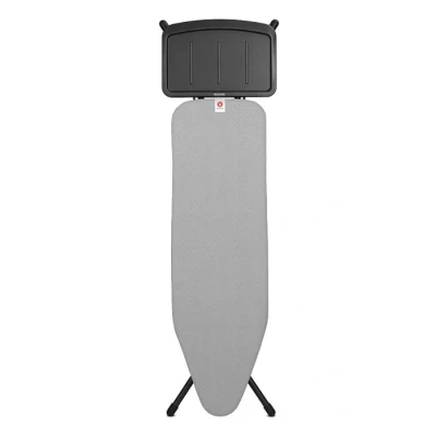Afbeelding van Brabantia Strijkplank B met Stoomunithouder 124 x 38 cm Metallised