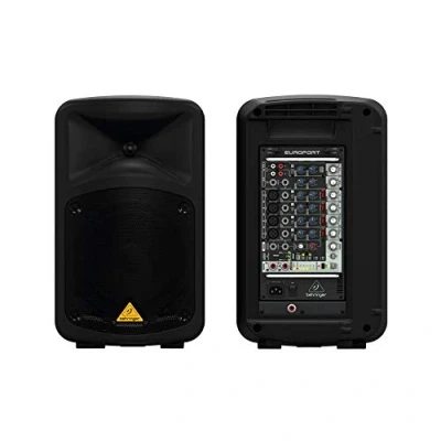 Afbeelding van Behringer Eps500Mp3 draagbaar, ultracompact, 8 kanalen, 500 W, met MP3 speler, reverb en draadloze optie