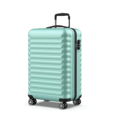 Afbeelding van NUMADA 3/4 delige hardcase kofferset, cabinekoffer 53 cm, medium 63 grote 75 cm en toilettas, duurzaam, licht veilig, 3 stuks mintgroen
