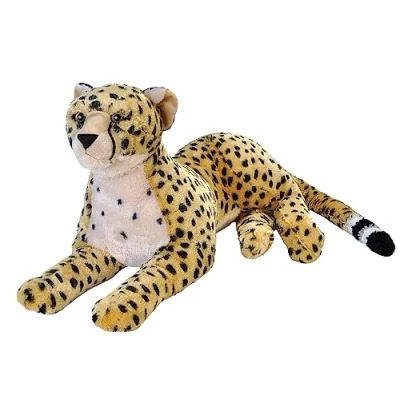 Afbeelding van Wild Republic Knuffel Cheetah Junior 70 Cm Pluche Beige/geel