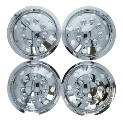 Image de Carpoint ampoule enjoliveurs 14 pouces jeu de chrome ABS 4