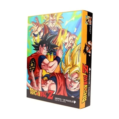 Afbeelding van Merchandising: Games: Dragon Ball Z Saiyan Goku 3D Lenticulair Puzzel 100 stuks
