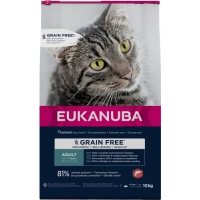 Afbeelding van Eukanuba Kat Adult Graanvrij Zalm 10 kg