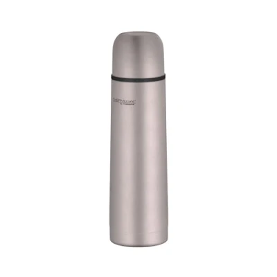 Afbeelding van THERMOcafé by THERMOS TC BEVERAGE BOTTLE 0,50 liter matte roestvrijstalen thermosfles met beker, 12 uur warm en 24 koud, lekvrij, voor school, onderweg kantoor