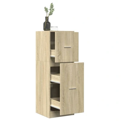 Afbeelding van vidaXL Apothekerskast 40x41x118 cm bewerkt hout sonoma eikenkleurig